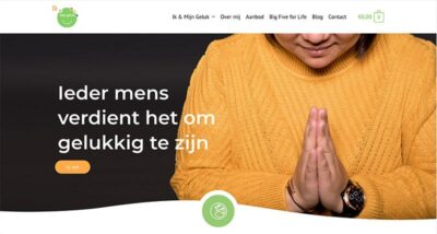 Webdesign cultuurcoach ik en mijn geluk