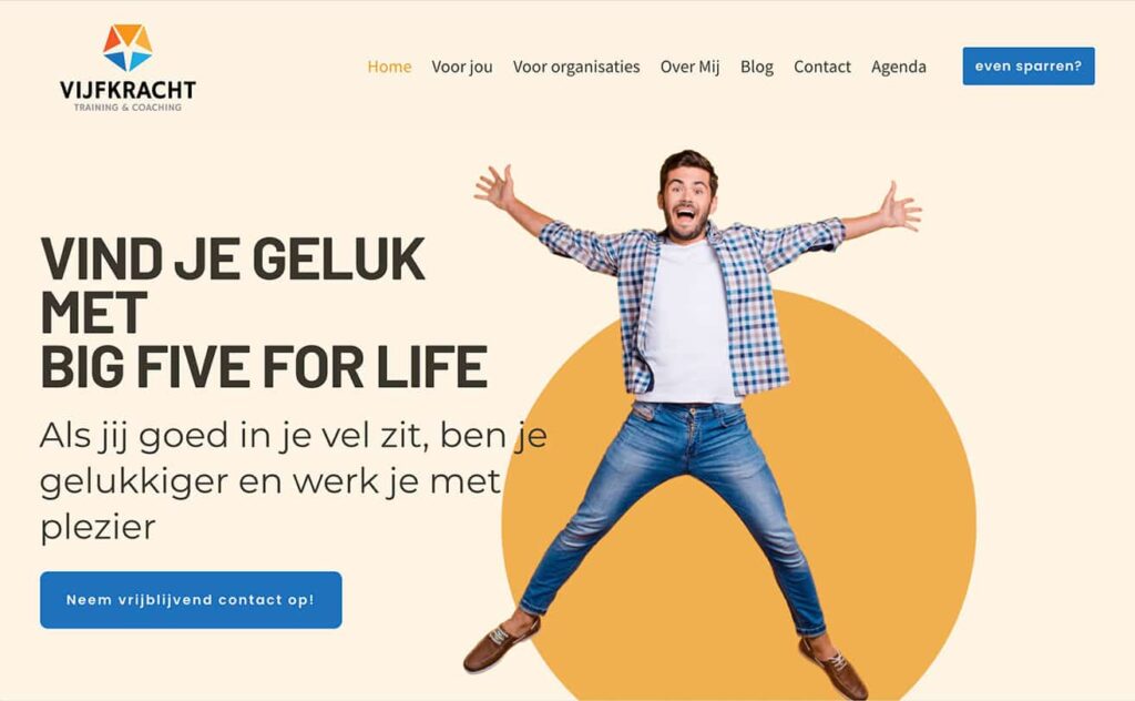 Website business coach vijfkracht